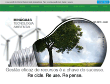 Tablet Screenshot of minaguas.com.br